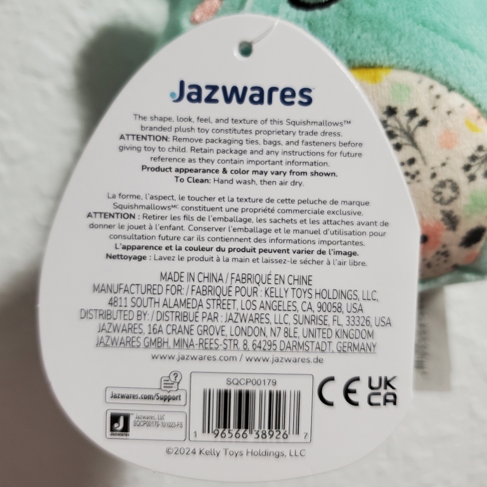 NWT Fritz, The Frog Squishmallows Clip - Picture 7 of 7
